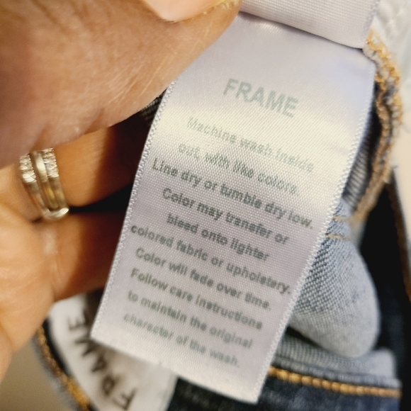 FRAME Denim | Le Skinny de Jeanne Skinny Jeans in Queensway Wash (Size 28) - Picture 8 of 16